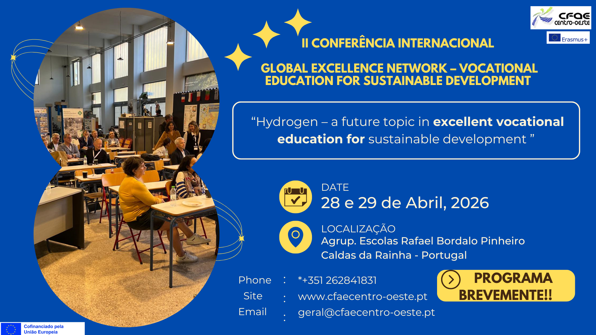 II Conferência Internacional -"Hydrogen – a future topic in excellent vocational education for sustainable development"